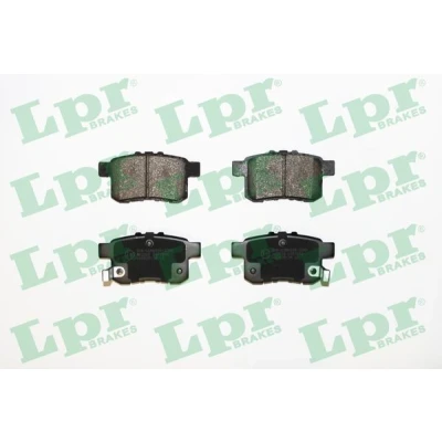 Bild av Bromsbeläggsats, Bakaxel, honda accord viii, kombi 43022TA0A00, 43022TA0A40, 43022TA0A51, 43022TA0A52, 43022TA0A70, 43022TA