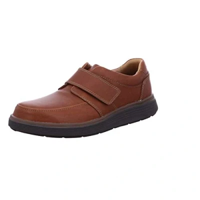 Bild av Clarks Cotrell Free Tofflor för män, Mörkbrunt läder, 40 EU bred