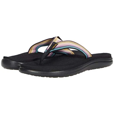 Bild av Teva VOYA Tåsandaler, Storlek: 37, Antiguous black/multicolor Textil