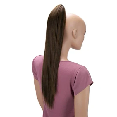 Bild av CAISHA 60cm Hairpiece Braid Ponytail Hair Extension Straight Light Brown H622
