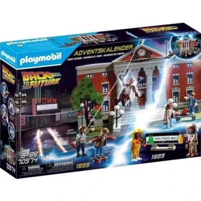 Bild av PLAYMOBIL 70574 Back to the Future Christmas Advent calendar with Marty McFly and Doc Brown, for ages 5+