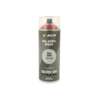 Bild av Motip High Gloss RAL 3001 Sprayfärg Signal Röd 400 ml