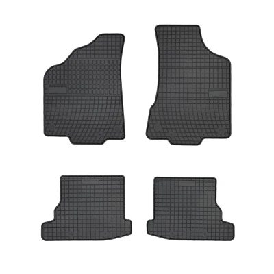 Bild av FROGUM 0402 Ensemble de tapis sol Caoutchouc avant et arrière 4 noir Sur mesure VOLKSWAGEN: Polo III 3/5 portes
