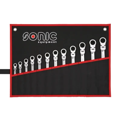 Bild av SONIC 601218 Kit de clés à fourche et polygonale cliquet
