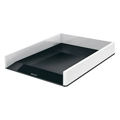 Bild av Leitz WOW Brevkorg, A4, vit/svart, 53611095