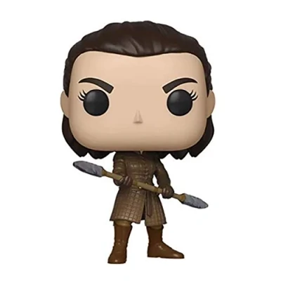 Bild av Funko 44819 POP. TV: Game of Thrones Arya w/tvåhövdad spjut samlarfigur, flerfärgad