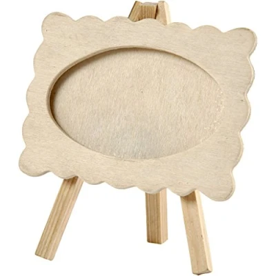 Bild av Creativ Company Wooden Photo Frame on Easel 13.2x11.5cm