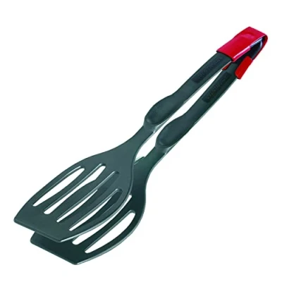 Bild av Westmark dubbla stekpannevändare/serveringstång, Tål värme upp till 270C, Längd: 28,9 cm, Plast, Duetto Flonal Plus, Svart, 21002275