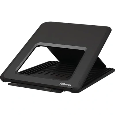 Bild av Fellowes laptopstativ för skrivbord Breyta™ justerbart 100% återvinningsbart hem och kontor bärbart med 12 höjdjusteringar max skärmstorlek 14 tum, maxvikt 4 kg