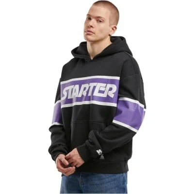 Bild av Starter Luvtröja, Storlek: Large, Black purple