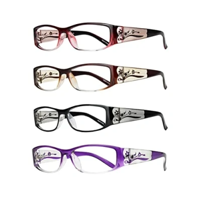 Bild av EYEBOGO Kaylee Snygga Läsglasögon för Kvinnor (4 Pack, 2.25)