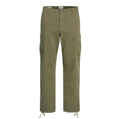 Bild av Jack &amp; Jones Jpstkarl Jjharlow Cargobyxor, Storlek: 34x32, Dusty olive