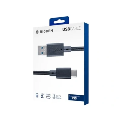 Bild av NACON USB cable for PS5 3 m Miscellaneous Game console charger / data Sony PlayStation 5