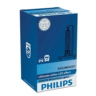 Bild av PHILIPS 85126WHV2C1 Glödlampa, fjärrstrålkastare D2R 85V 35W 5000K Xenon VOLVO: XC90 I, V70 2, XC70 I Cross Country, NISSAN: Qashqai / Qashqai+2