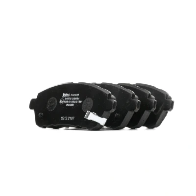 Bild av VALEO 302499 Jeu de plaquettes frein Essieu avant contact signal d&#039;usure inclus sans tôle anti bruit SUZUKI: SWIFT 4, DAIHATSU: Materia