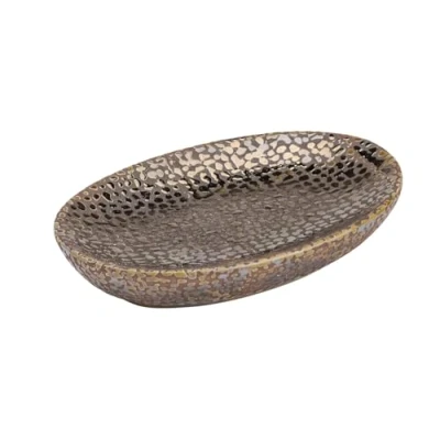Bild av WENKO 21641100 Tvålkopp Marrakesh Keramik, 13,6 x 2 9,9 cm, Brun