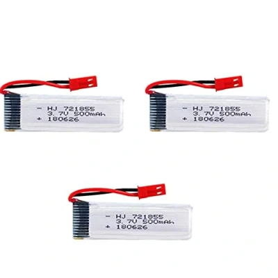 Bild av YUNIQUE SVERIGE 3 Stuck Tuning LiPo batteri 500mAh 3,7 V, passar UDI RC U818, U818A, U817, U817A, Quadcopter reservdelar