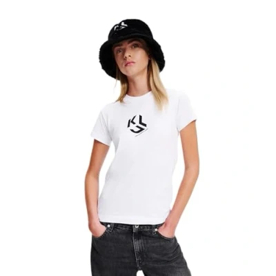Bild av Karl Lagerfeld Jeans Monogram Tshirt med print, Storlek: Large, White