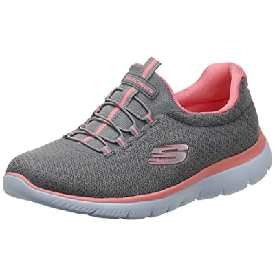 Bild av Skechers WIDE FIT Summits Sneakers, Storlek: 37, Grey/pink
