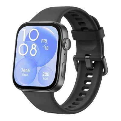 Bild av Huawei WATCH Fit 3 4,62 cm (1.82&quot;) AMOLED Numérique 408 x 480 pixels Écran tactile Noir Wifi GPS (satellite)