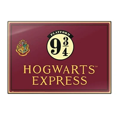Bild av Grupo Erik Harry Potter Platform 9¾ Desk Mat Decor 13.5 x 19.5 inches 34.5 49.5 cm Pad Protector Gifts Merchandise
