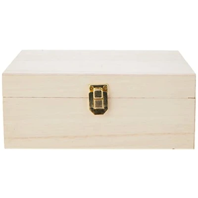 Bild av Artemio 20 x 14 8 cm, 4 skyddsfodral av trä, beige