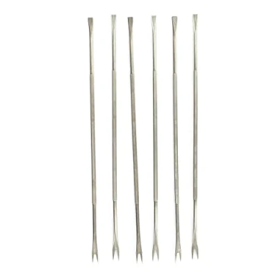 Bild av Lot de 6 fourchettes à crustacé en acier inoxydable 18,5 cm Fackelmann ref. 43776