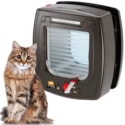 Bild av Ferplast Swing Microchip Kattlucka, Brun, 22.5 x 16.2 25.2 cm