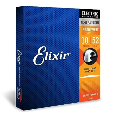Bild av Elixir® Strings elgitarrsträngar med NANOWEB® coating, Light/Heavy (.010 .052)