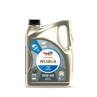 Bild av Total Rubia TIR 7400 15W 40 5I Huile moteur 148585 MERCEDES BENZ: Vito Mixto, Classe C Berline, E SMART: City Coupe, Fortwo I Coupe