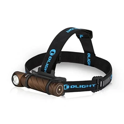 Bild av OLIGHT Perun 2 kraftfull uppladdningsbar LED strålkastare 500 lumen, 166 meter, pannlampa för camping, sport, arbete, fiske, nödsituation etc. vattentät IPX8