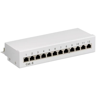 Bild av Patchpanel 12 portar Cat. 6