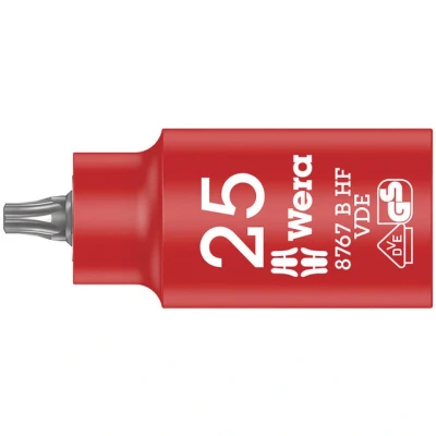 Bild av Wera 8767 B VDE HF TORX® Zyklop bit socket insulated with holding function 3/8&quot; drive