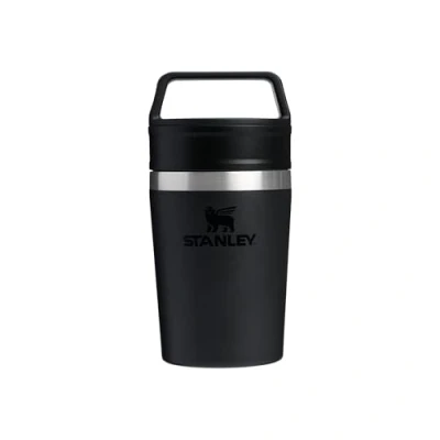 Bild av Stanley Cafe To Go Resemugg 0.23L Håller 3 Timmar Varmt 4 Kallt Rostfritt Stål Tål Maskindisk Lättburet Handtag Kaffekopp Black