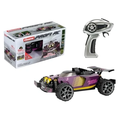 Bild av Carrera PROFI RC 370183025 Purple Rocket PX Fjärrstyrd buggy, 2,4 GHz, extrem hastighet på upp till 50 km/h, fyrhjulsdrift, stänksäker, högpresterande sladdfunktion, inkl. LiFePo4 batteri
