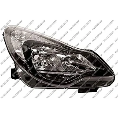 Bild av PRASCO OP0354913 Phares droit H1, H7 noir avec commande pour correcteur de site projecteur OPEL: Corsa D 3/5 portes