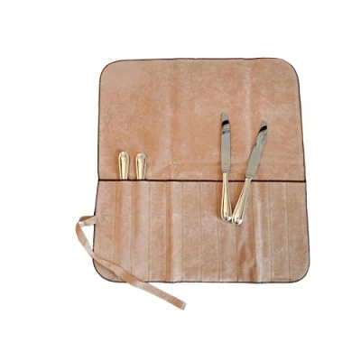 Bild av Hagerty silver Guard Cutlery Roll Bestickväska för &amp; silverpläterade bestick 46,5x51cm I Praktisk förvaring av silverbestick med skydd mot anfrätning Bestickhållare bordsknivar 12fack