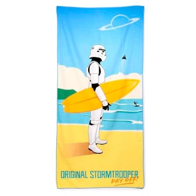 Bild av Puckator Strandhandduk i mikrofiber 180 x 80 cm The Original Stormtrooper Surf Day Off