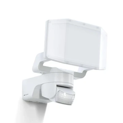 Bild av Steinel LED strålkastare med sensor XLED Protect S vit, 180 rörelsedetektor, 3000K varmvit, 14,3 W, IP54, för garage, trädgård