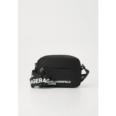 Bild av Karl Lagerfeld Jeans Essential Unisex Axelremsväska, Storlek: One Size, Black