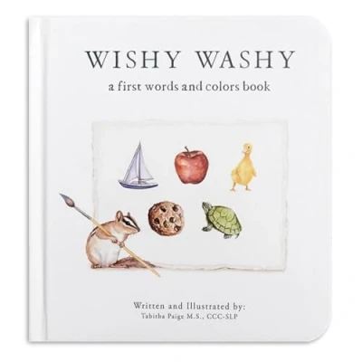 Bild av Wishy Washy: A Board Book of First Words and Colors for Growing Minds: 3