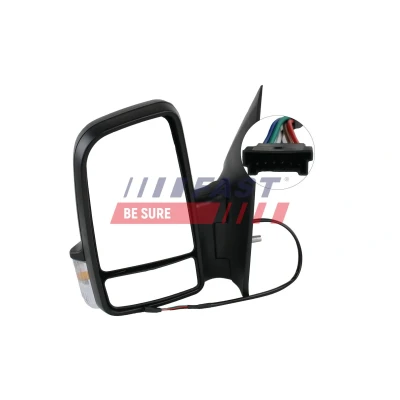 Bild av Backspegel Fast FT88339 Vänster för el. spegelinställning, kort spegelarm, uppvärmbar, konvex MERCEDES BENZ: Sprinter 3.5 T Flak/Chassi