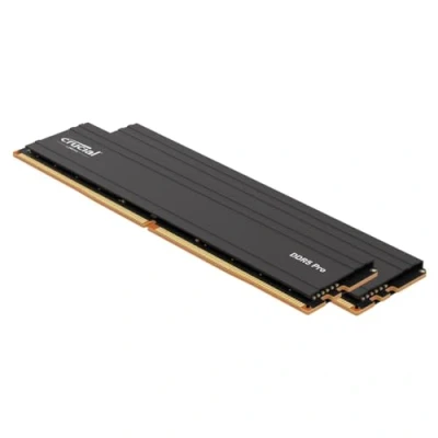 Bild av Crucial Pro RAM DDR5 128GB Kit (2x64GB) 5600MHz, Intel XMP 3.0 / AMD EXPO, Skrivbordsminne (PC) CP2K64G56C46U5