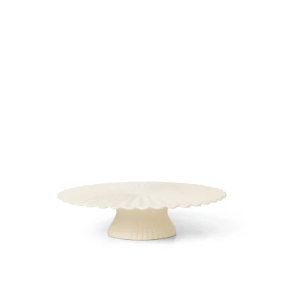 Bild av Ferm Living Fountain Cake Stand Off white Tårtfat Ø: 31 x H: 8 cm
