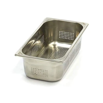 Bild av Maxima Gastronormbehållare 1/3 GN perforerad 10 cm djup 32,5 x 17,6 rostfritt stål