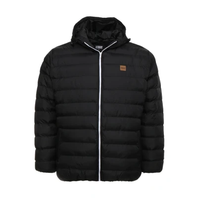 Bild av Urban Classics Basic Bubble Jacka för män, Blkwhtblk, 3XL