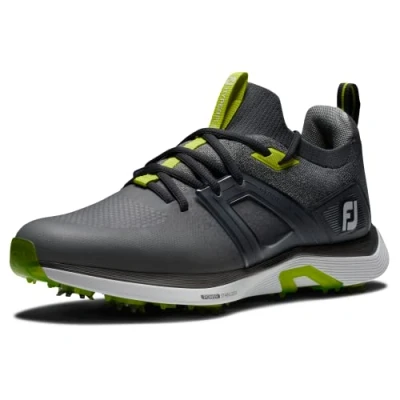 Bild av FootJoy Hyperflex golfsko för män, Träkol/grå/lime, 39.5 EU