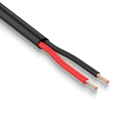Bild av AOHEWEI 2x1.0mm² Rund Twin 2 Core Kabel Ledare Koppar Elektrisk ledning 5V 12V 24V 60V, Tunnvägg Röd/Svart Bilbåtskabel 5/10/20/50 meter