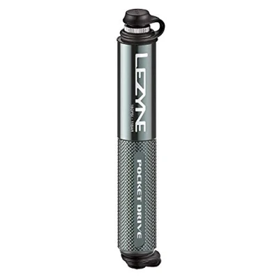 Bild av LEZYNE Fickdrivning cykel handpump, högt tryck 160 PSI, Presta &amp; Scharader kompatibel, cykelpump (lite grå)