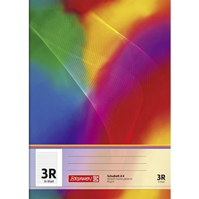 Bild av Brunnen 104490323 Skolväska A4 (16 Blad, Linjerad, med Kant, Klass 3)